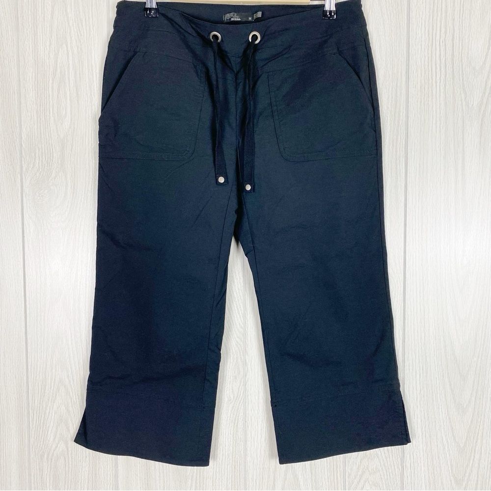 Prana | Black Athletic Crop Pant Size Medium